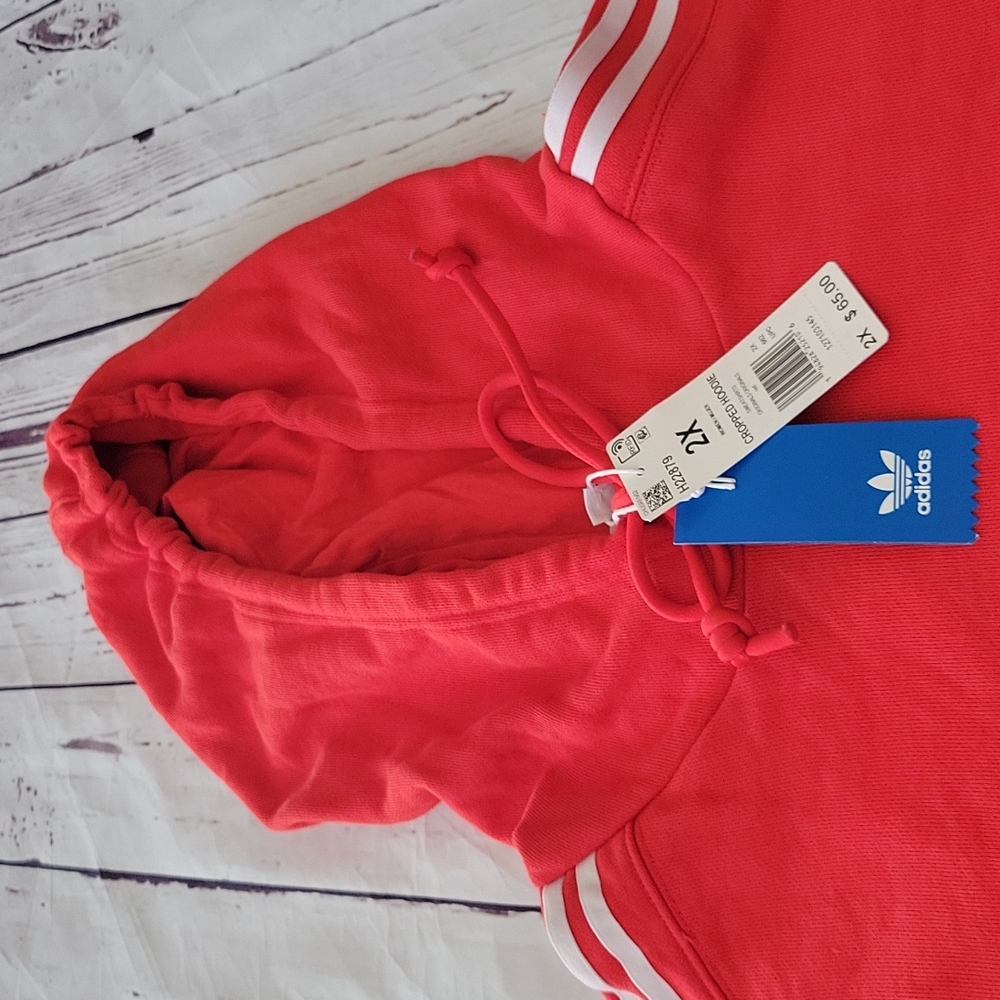 Adidas Cropped Hoodie - Picture 5 of 8